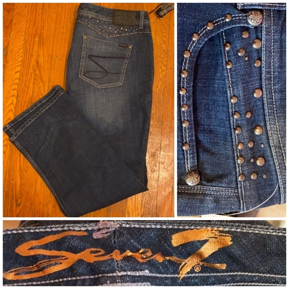 Seven7 Bootcut Lane Bryant Jeans - Plus Size 24 - Picture 1 of 7